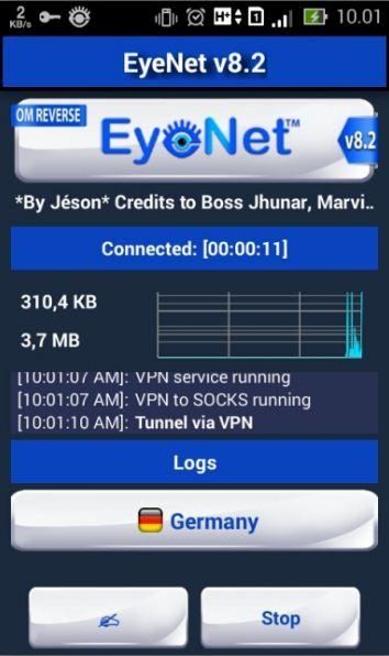 Cara Menggunakan Eyenet V8.2 Apk Internet Gratis Tanpa Root Android