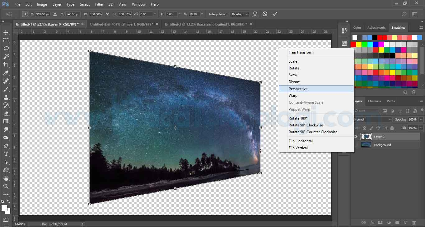 Cara Mengubah Ukuran Gambar Photoshop