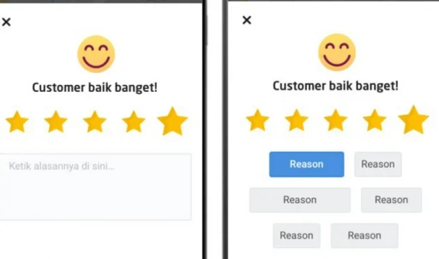 Cara Melihat Rating Customer Gojek