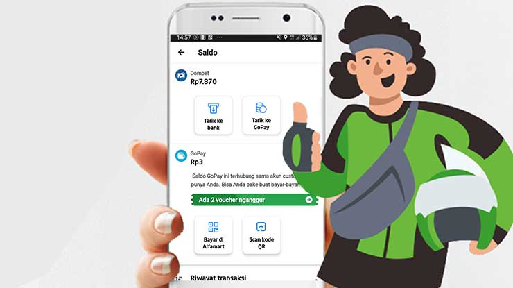 Metode Top Up Saldo Driver Gojek